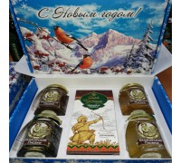 Подарочный набор новогодний «Куштанаш №1» с медом