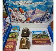 Подарочный набор новогодний «Алга Башкортостан» с медом