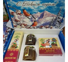 Подарочный набор новогодний с медом «Долголетие» 